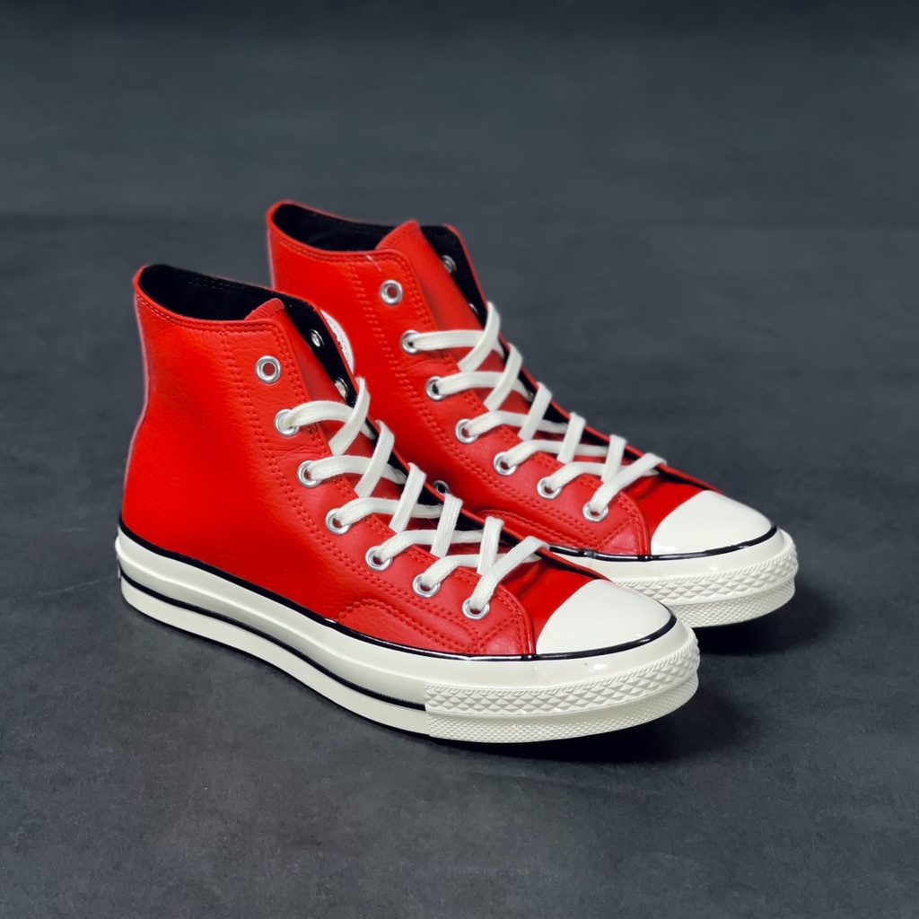 Converse hotsell rojos cuero