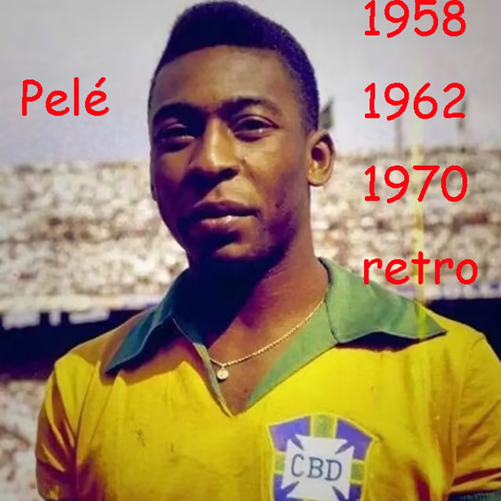 FOOTBALL ROOKIE CARD LE ROI PELÉ BRÉSIL SELECAO