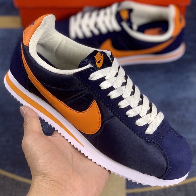 Nike cortez 2025 azul y amarillo