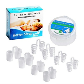  ClipAir - Dilatador nasal antironquidos - Solución para  ronquidos - Ayuda para dormir de nariz para respirar - Sin BPA - Solución  para dormir - Remedio para ronquidos - Paquete S/M/L 