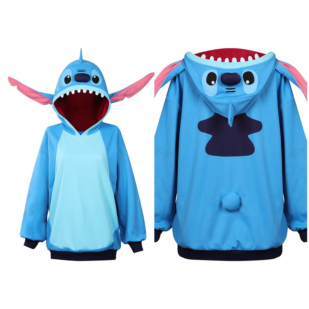 Stitch Cosplay Disfraz Sudaderas Con Capucha Abrigo Halloween Carnaval  Fiesta Traje Para Adultos Hombres Ropa