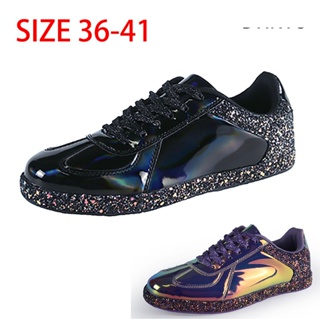 Zapatos Deportivos Lentejuelas Brillantes Mujeres Zapatillas