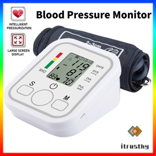 Monitor de Presion Arterial Para Brazo Maquina Para Medir Tension  Automatica LCD