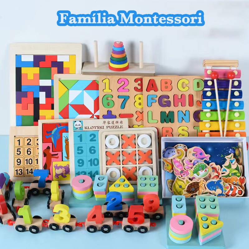 Juguetes Montessori Niños Niña 1 2 3 Años, Juguetes Magneticos de Madera  con Juego de Pescar y Puzzles, Juegos Educativos Bebe 1 Año Cumpleaños  Navidad Regalo : : Juguetes y juegos