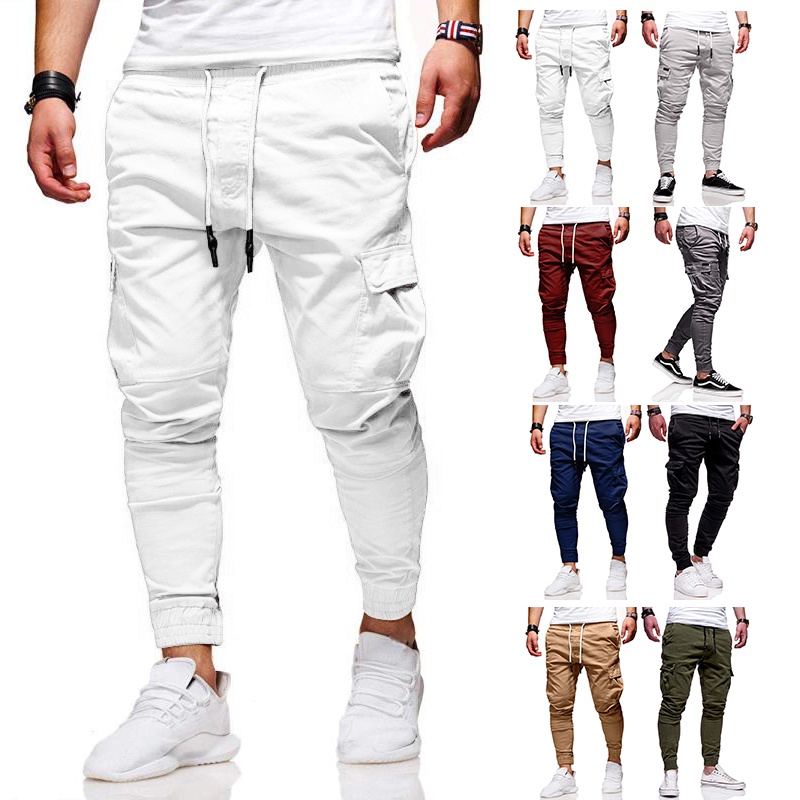 Jogger best sale blanco hombre