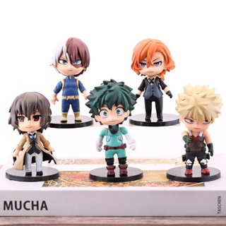 WEAVER japón Anime modelo juguetes hogar adornos Anime modelo figuras de  juguete My Hero Academia Material PVC figura de acción 9 unids/Set Midoriya  Izuku figura edad de los héroes muñecas de coche