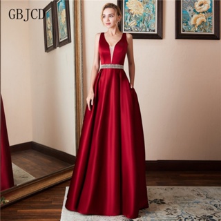 Vestidos de graduacion online rojos largos