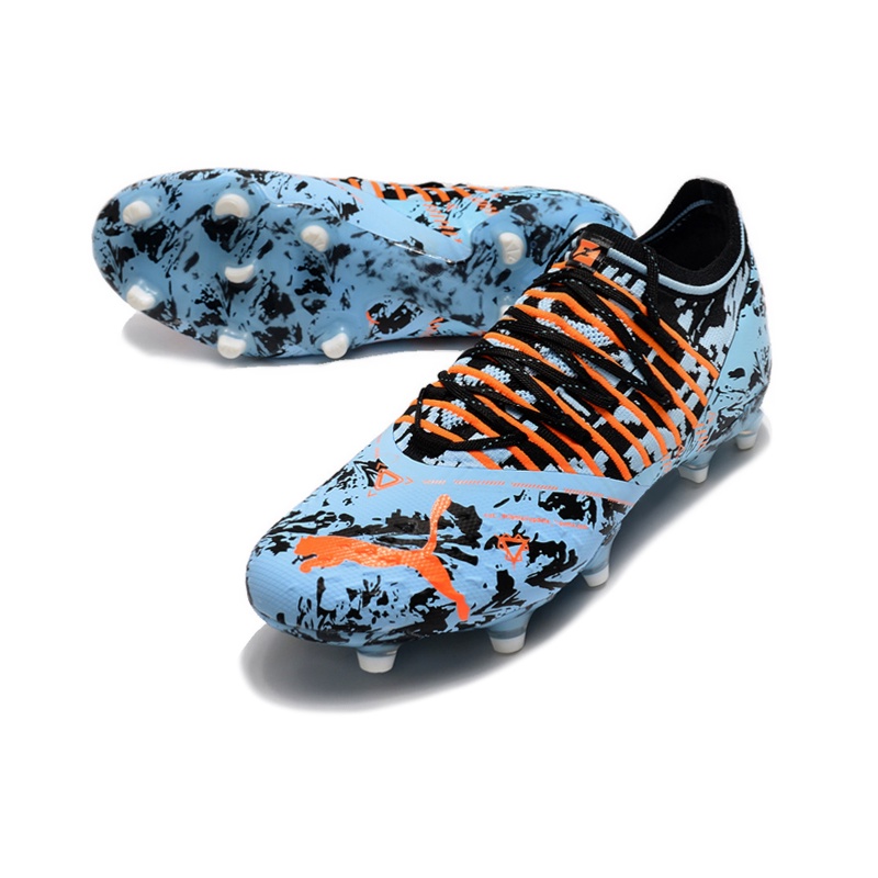 Puma Future Star Segunda Generacion Color Galvanizado Impermeable Completo Tejido FG Botas De Futbol 01