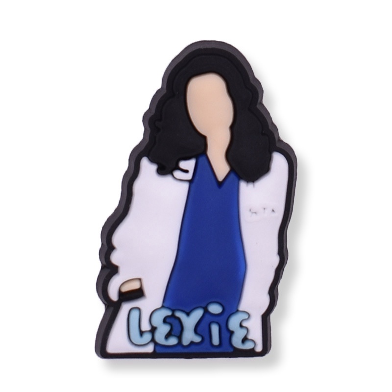 Crocs Jibbitz Pins Nuevo Grey Anatomy DIY Zapatos Charm Button Shopee