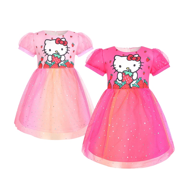 Vestidos de best sale niña hello kitty