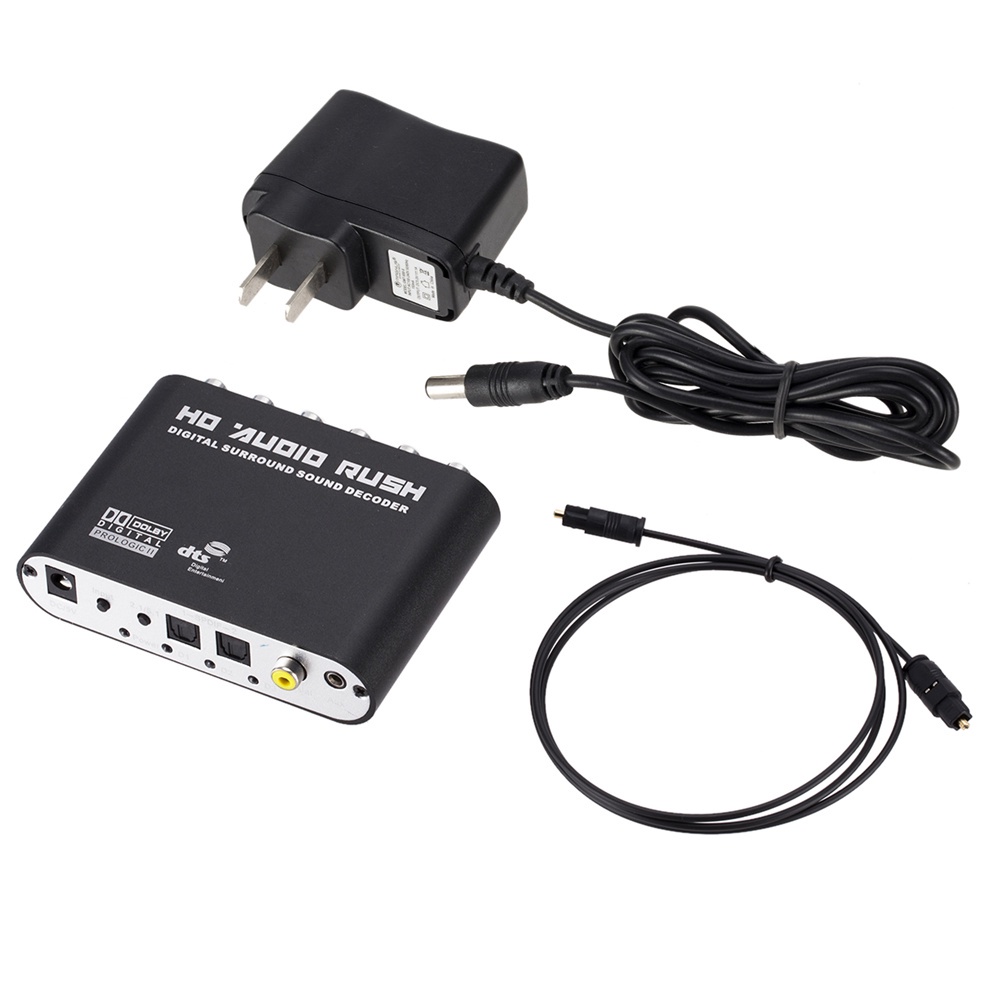 LccKaa CH Decodificador De Audio SPDIF Coaxial A RCA DTS AC3
