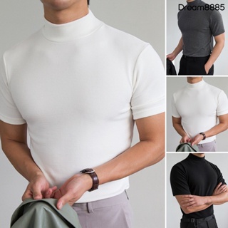  Camisas de manga corta de cuello alto para hombre, camisetas de  entrenamiento de fitness, correr, secado rápido, deporte, media cremallera,  Blanco : Ropa, Zapatos y Joyería