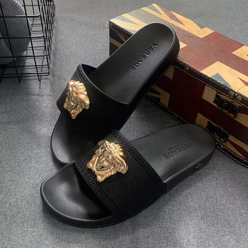 Sandalias discount versace blancas