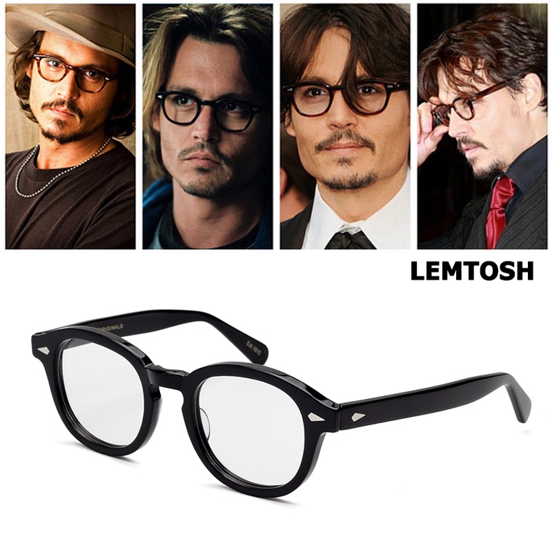 Gafas Hombres Johnny Depp Transparentes Dise o De Marca De