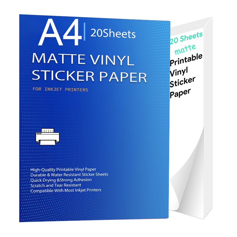 JOYEZA - Papel Calcomanía De Vinilo Para Impresora De Inyección De