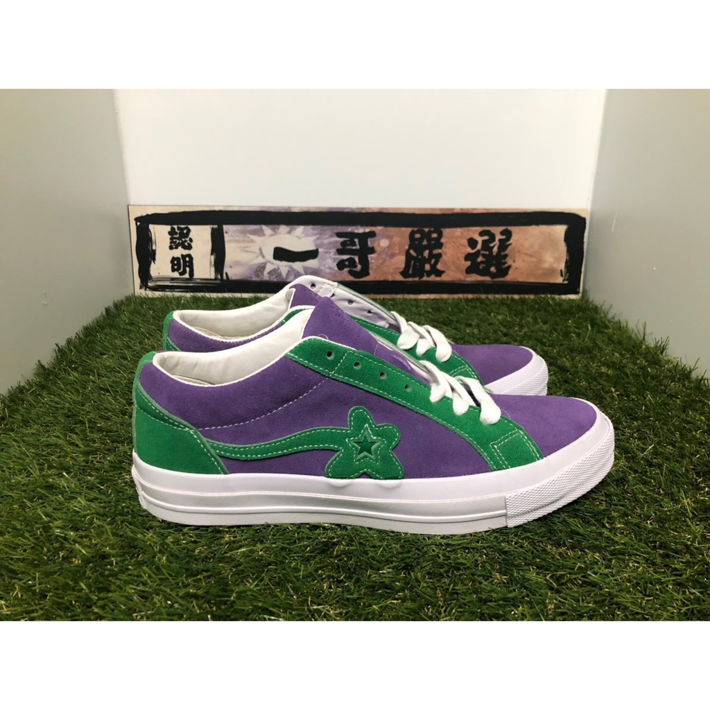 Oferta Especial Converse X Golf Le Fleur One Star Purpura Verde Flor Ante Hombres Mujeres 162128C Shopee Mexico