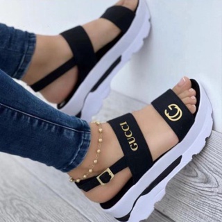 Sandalias De Mujer Plataforma Zapatos De Verano Tacones Cu as