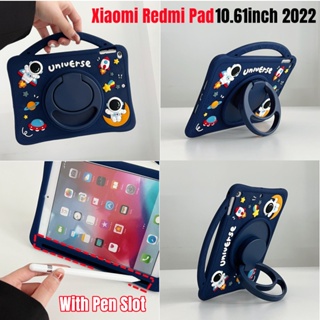 Funda para tablet Xiaomi Redmi Pad Kids a prueba de golpes, para Redmi Pad  2022 de 10.61 pulgadas con correa de mano, gris