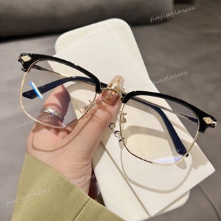 [lentes reemplazables]gafas anti radiación para mujer estilo coreano moda  anti luz azul gafas