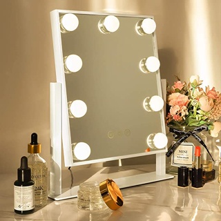 Espejo de Maquillaje de Hollywood con Luz FENCHILIN Mesa-Pared