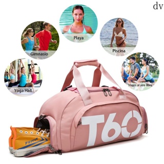 Bolsa de gimnasio de yoga para mujer, bolsa de gimnasio de yoga con  compartimento para zapatos y bolsillo de almacenamiento húmedo y seco,  bolsa de