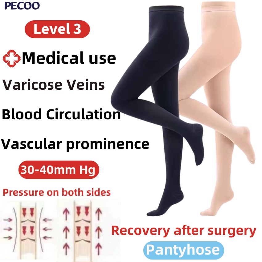 Medias De Compresión Pantimedias Nivel 30-40mmHg Reducen Las