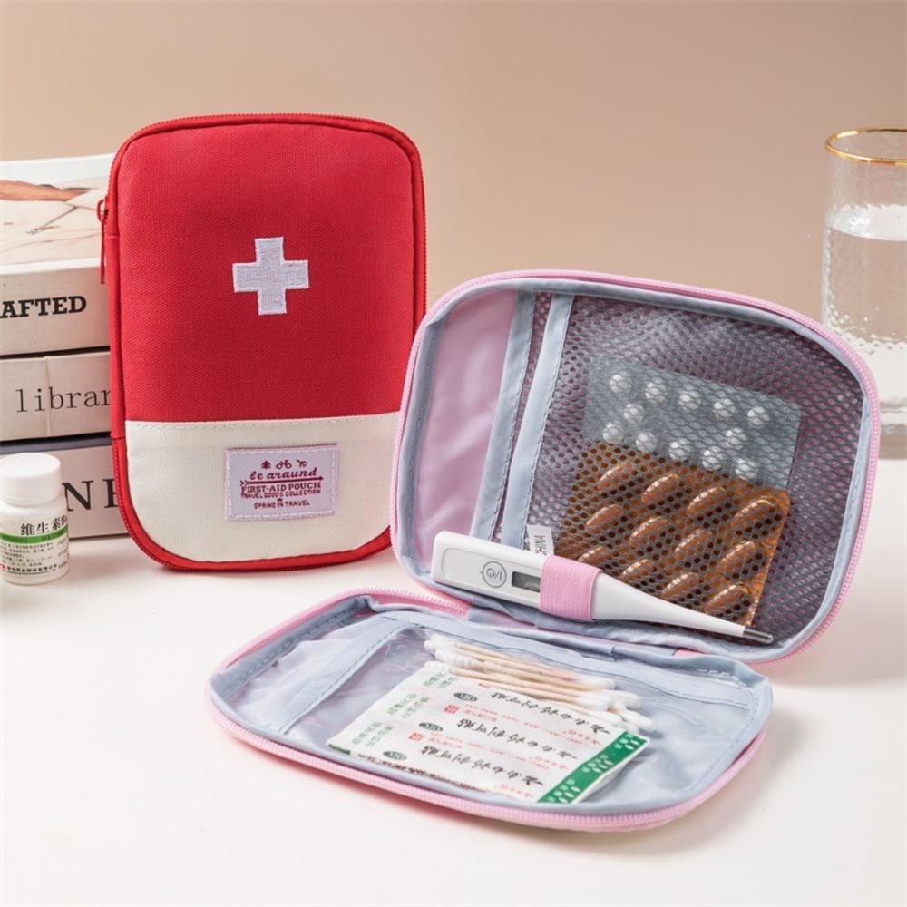 Botiquín de primeros auxilios/caja de medicamentos, caja de primeros  auxilios de plástico para el hogar, mango portátil, caja de almacenamiento