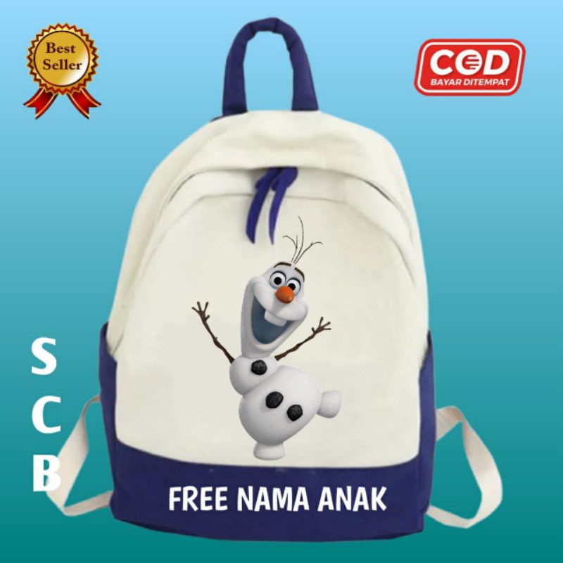 Bandolera niño Olaf Snow Frozen Azul 14cm