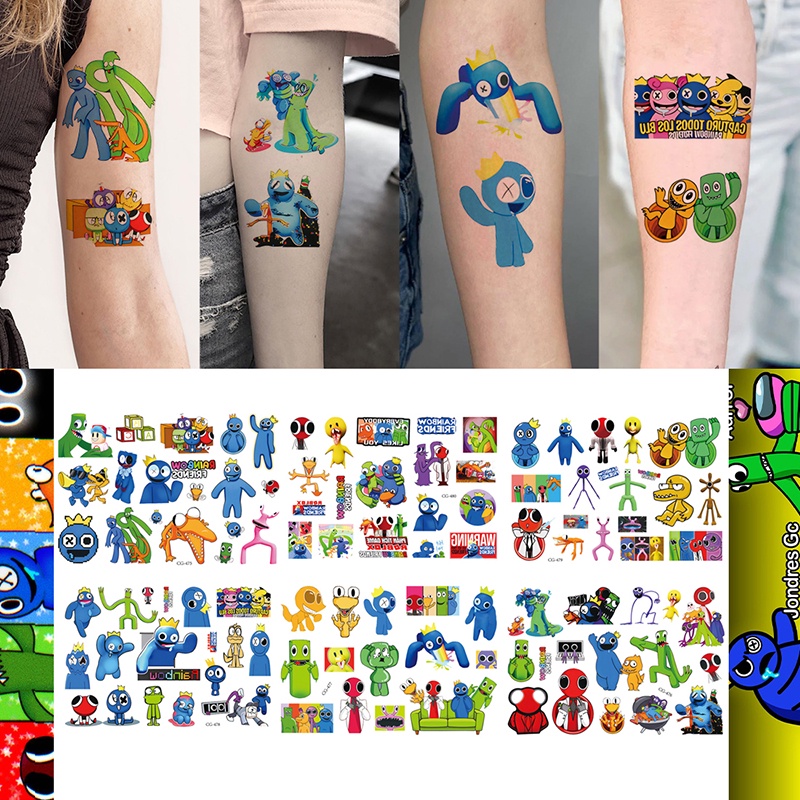 Blue rainbow friends  Amigos coloridos, Roblox, Tatuagens indígenas