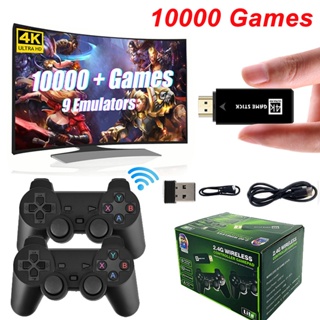 Consola de juegos retro inalámbrica, juego de TV de video Plug & Play  integrado más de 10000 juegos, mini consola de juegos Arcade de 64 G para TV
