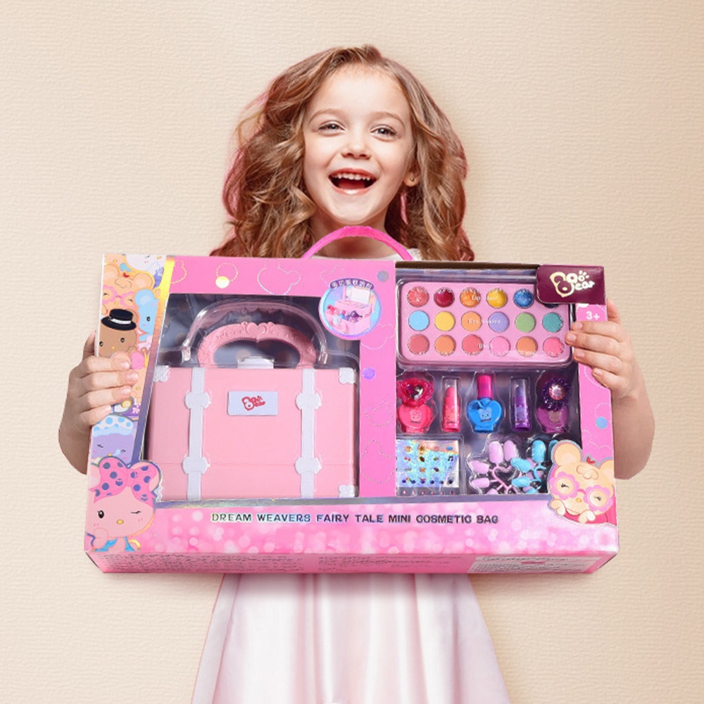 Frozen Princesa Juego De Maquillaje Lavable Set Para Niñas 3 4 5 6 7 8 9 10  Años