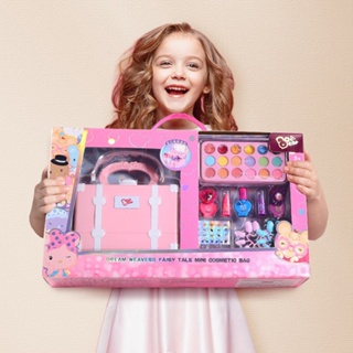 Juguetes de maquillaje lavables para niñas, juguetes para niñas, kit de  maquillaje para niñas, juego de maquillaje no tóxico, tocadores para niños