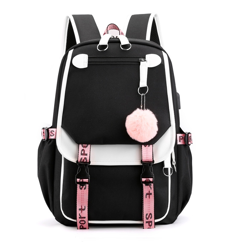 Mochila Impermeable Antirrobo Con Cargador USB Para Ninas Y Adolescentes Viajes Shopee Mexico