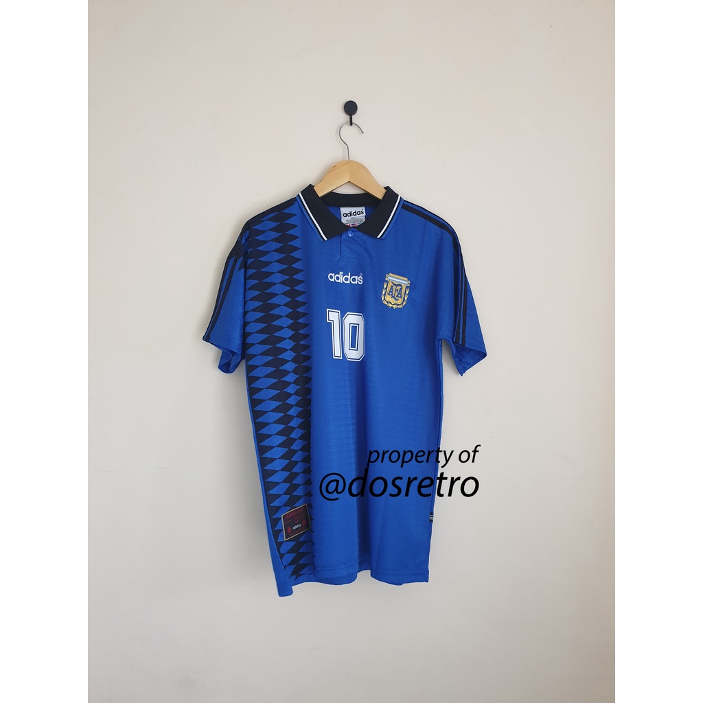 Jersey Retro Rare Argentina Away 1994th Cup World Cup Rare Maradona