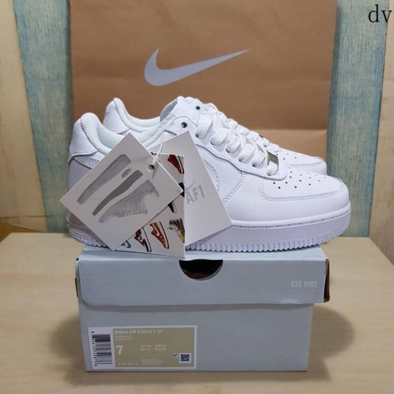 Autentico 2022 Nuevo nike air force one all white original 635 Shopee Mexico