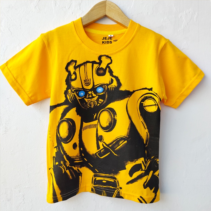 Camiseta Amarilla BUMBLEBEE TRANSFORMERS Para Niños GW5D Shopee
