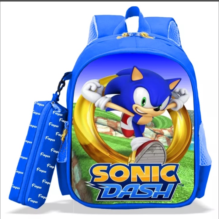 Sonic Dash Bolsa De Los Ni os Mochila De Jard n De Infantes La