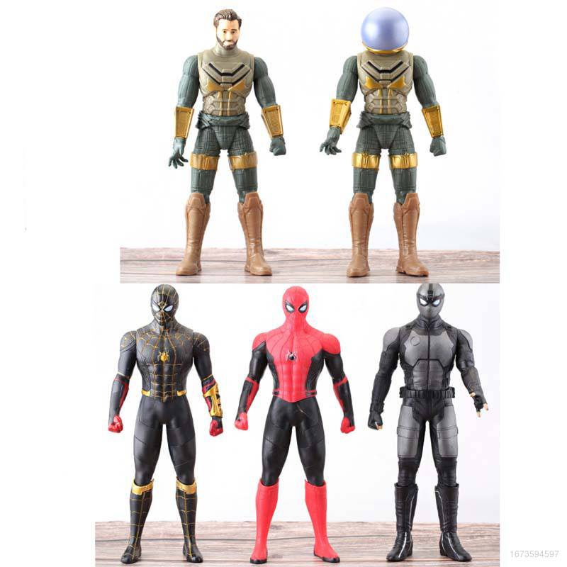 NS31 30cm Spider Man Lejos De Casa Figura De Accion Spiderman Mysterio Modelo Munecas Juguetes Para Ninos Decoracion Del Hogar Colecciones