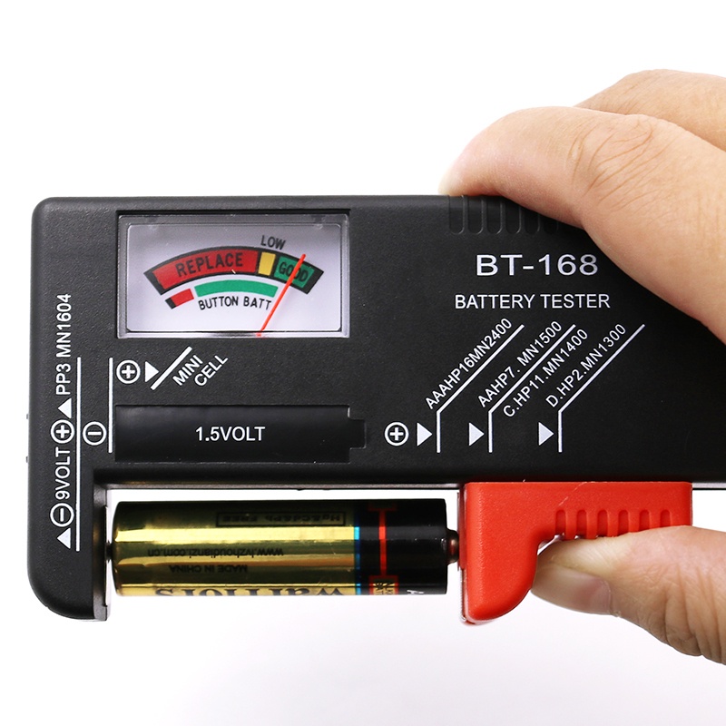 Testeur De Piles - MEN Generique - BT-168D - Universel - AA, AAA, C, D, 9V - Vérification Rapide - Foto 8