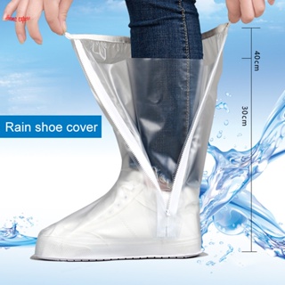 Zapatos de lluvia de goma para hombre Slip On Impermeable Tubo de tacón  bajo PVC Botas de lluvia Trabajo Nuevo