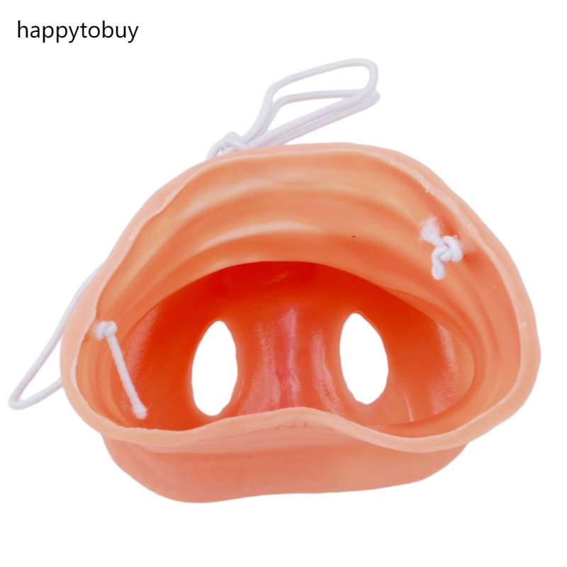 Divertido Halloween Show Máscara De Medio Rostro De Látex Simulación