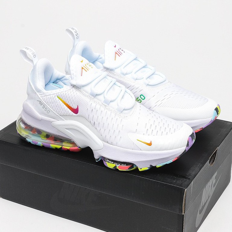 Tenis nike blancos best sale con suela de colores