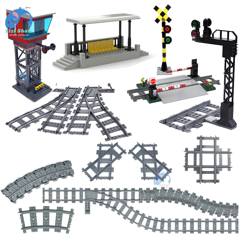 Bloques De Construcción De Vías De Tren De La Ciudad Accesorios