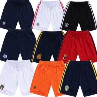 Pantalones cortos futbol negros hombre deporte