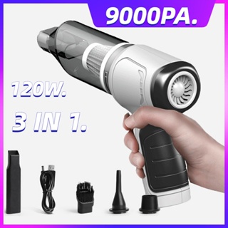 9000pa 4in1 Mini Aspirador de Agua Seco de Mano para Coche Aspirador  Dry&Wet 