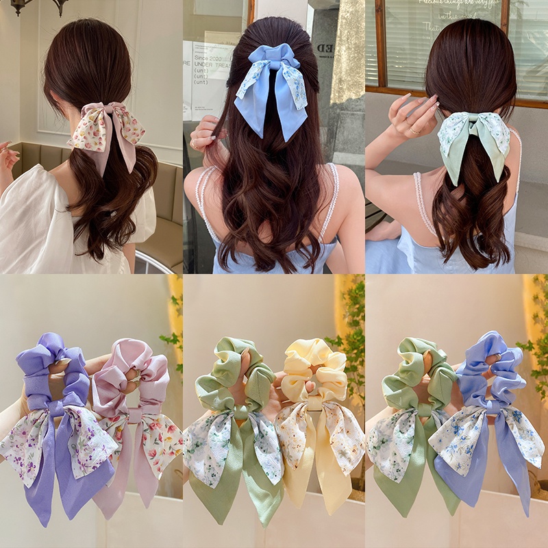 IYOU Niñas Bebés Venda Con Grosgrain Cinta Floral Rosado Banda Para El Cabello Fiesta Boda Fotografía Accesorios Para El Cabello Por Niños (Paquete De