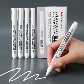 Bolígrafo De Gel Blanco De Punta Fina | Ideal Para Dibujo Artístico, Papel Oscuro Y Proyectos Escolares