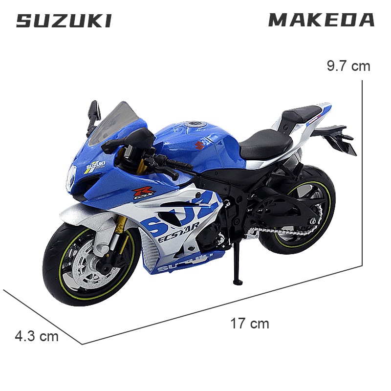 Mini Motocicleta De Aleación 1:12, Modelo De La BMW S1000RR, Fundición A Presión, Con Detalles Realistas Y Pintura Electrostática, Regalo De Colección