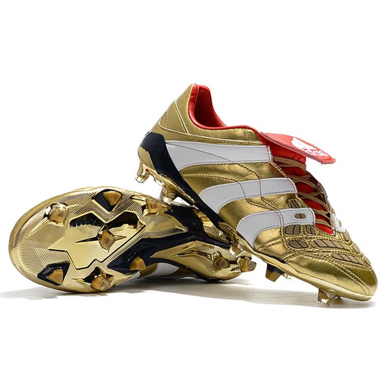 Dream Back 98 Replica Gold FG Predator Accelerator Botas De Futbol Shopee Mexico