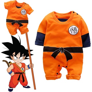 Disfraz Goku + Peluca Azul Saiyajin Cosplay Kakaroto Infantil